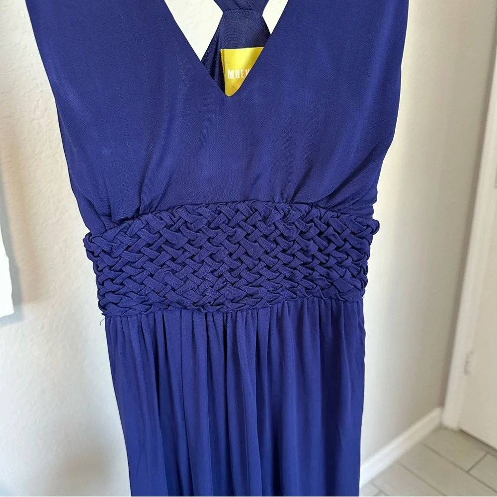 Anthropologie Maeve Navy Yuma Maxi Dress - Picture 7 of 12